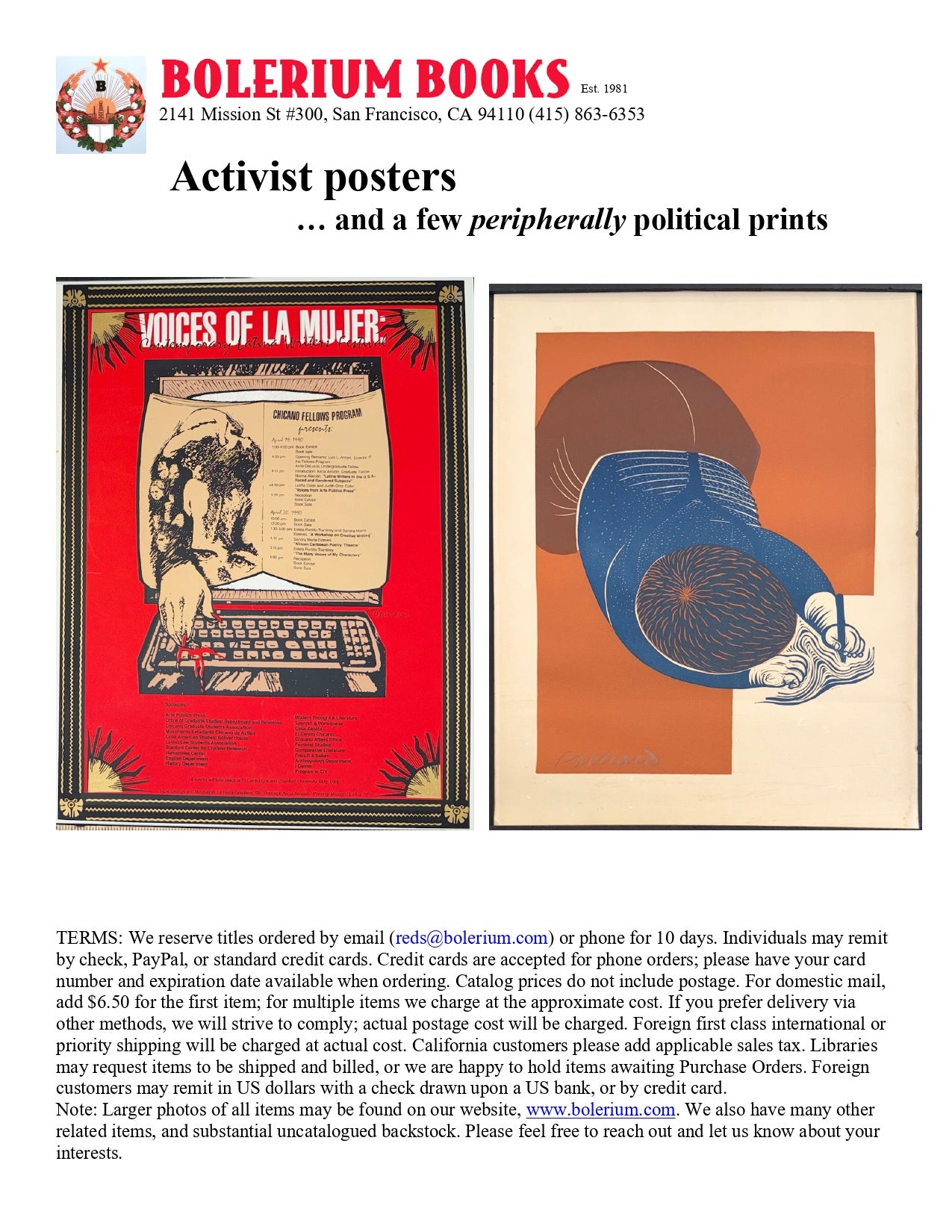 Activist posters