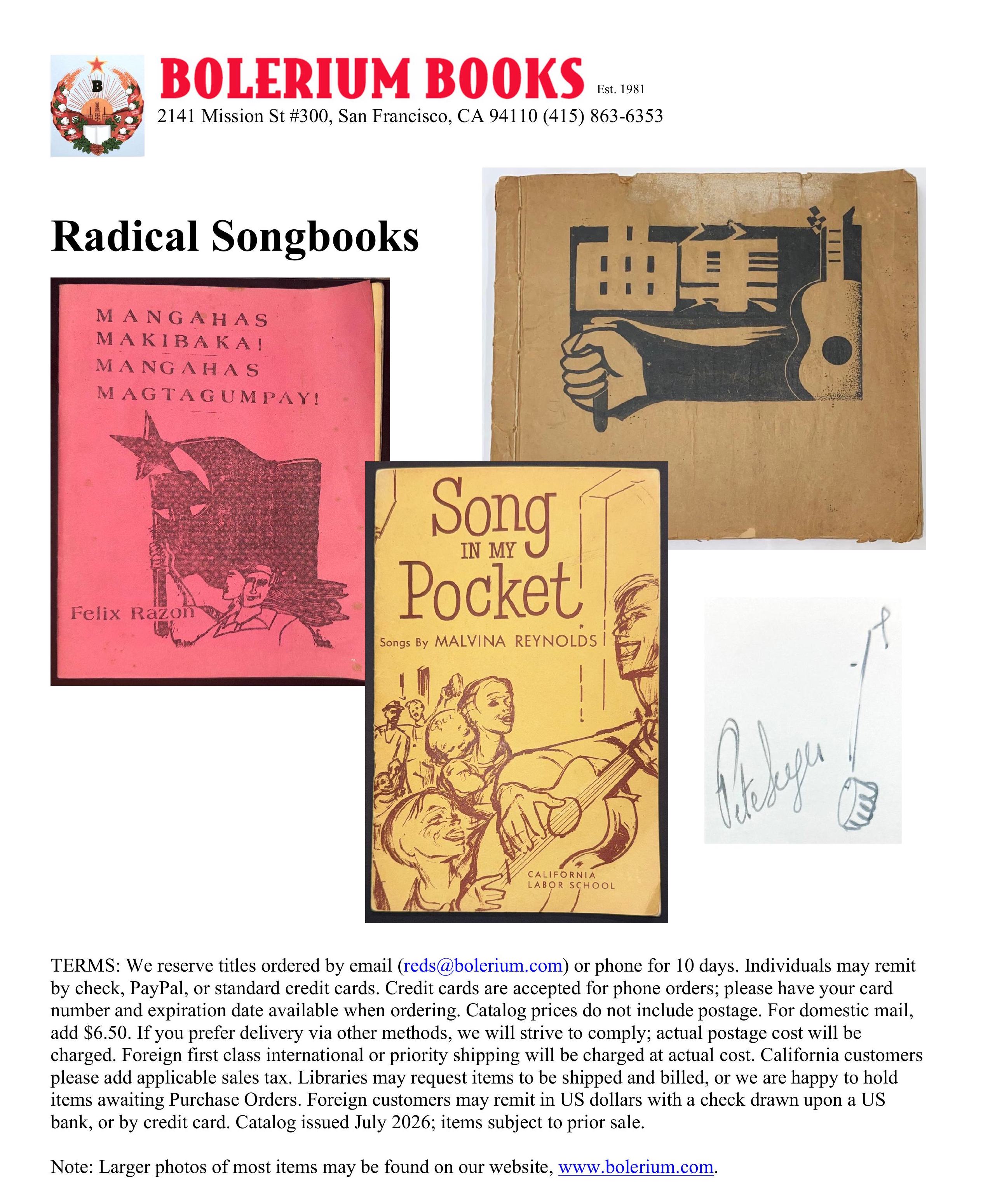 Radical Songbooks