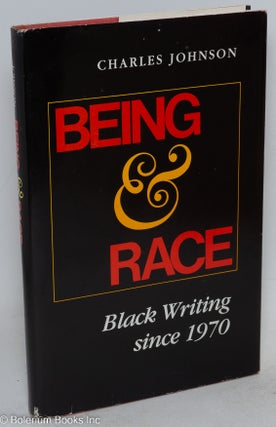 Cat.No: 101320 Being & race; black writing since 1970. Charles Johnson