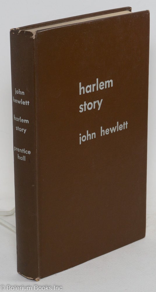 Cat.No: 101325 Harlem story. John Hewlett.