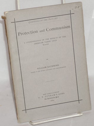 Cat.No: 101389 Protection and communism: A consideration of the effects of the American...