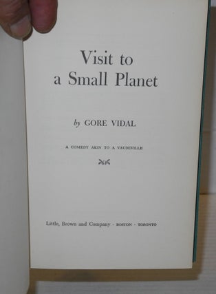 Visit to a Small Planet: a comedy akin to vaudeville [signed]