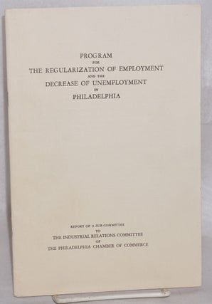 Cat.No: 103141 Program for the regularization of employment and the decrease of...