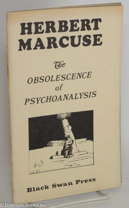 Cat.No: 103167 The obsolescence of psychoanalysis. Herbert Marcuse