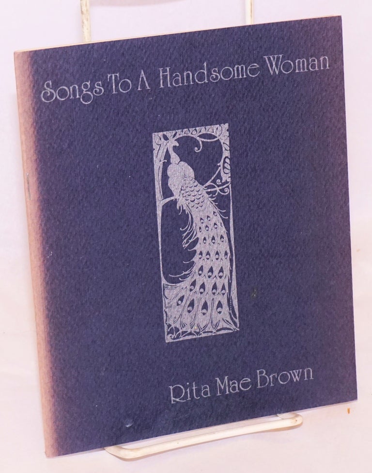 Cat.No: 10373 Songs to a Handsome Woman. Rita Mae Brown, Ginger Legato, illustrations.