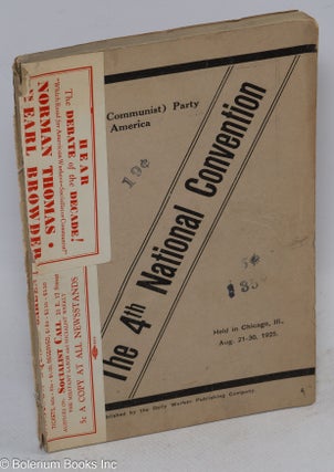 Cat.No: 103747 The Fourth National Convention of the Workers (Communist) Party of...