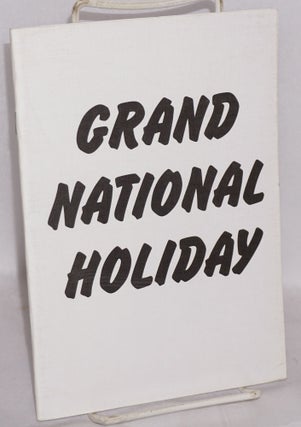 Cat.No: 103841 Grand national holiday and congress of the productive classes. [with]...