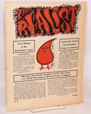 Cat.No: 103972 The Realist: no. 75, June 1967. Paul Krassner