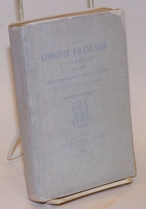 Cat.No: 104093 La Comédie-Française a Londres (1871-1879).; Journal inédit de E. Got;...