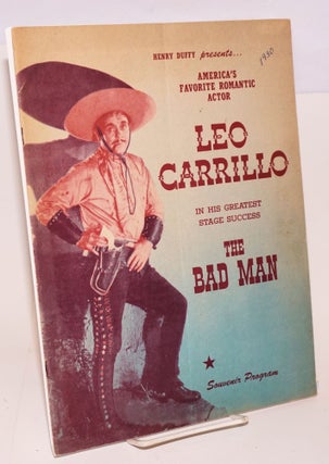 Cat.No: 104205 Henry Duffy presents... America's favorite romantic actor, Leo Carrillo in...