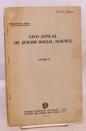 Cat.No: 105503 The image of the American Jew in Hebrew and Yiddish literature in America,...