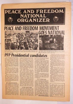 Cat.No: 106021 Peace and Freedom national organizer. California Peace, Freedom Movement