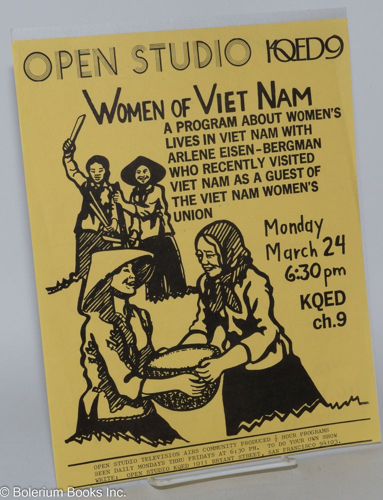 Cat.No: 106058 Women of Viet Nam [handbill]. KQED Open Studio.