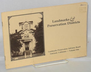 Cat.No: 107398 Landmarks and Preservation Districts: volume one [Oakland, CA