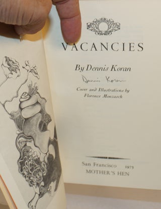 Vacancies; cover and illustrations by Florence Monzasch