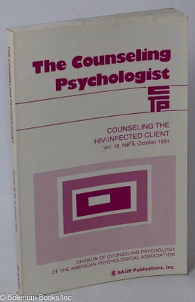 Cat.No: 107770 The Counseling Psychologist: vol. 19, no. 4, October 1991 : Counseling the...