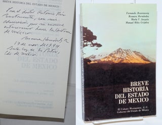 Cat.No: 107897 Breve historia de la novela hispanoamericana [signed]. Fernando Alegria