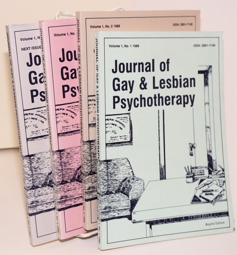 Cat.No: 108034 Journal of Gay & Lesbian Psychotherapy: vol. 1, #1, 1989 - #4, 1991. Davis Lynn Scasta.