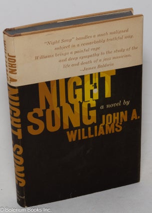 Cat.No: 10829 Night Song: a novel. John A. Williams