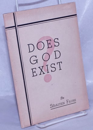 Cat.No: 10855 Does god exist? Twelve proofs of the inexistence of God as presented in a...