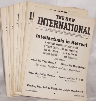 Cat.No: 108889 The New International; a monthly organ of revolutionary Marxism. Volume...