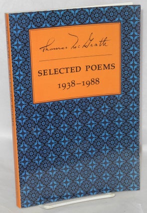Cat.No: 109159 Selected poems, 1938 - 1988. Edited and with an introduction by Sam...