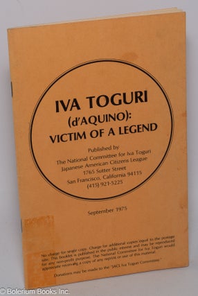 Cat.No: 109350 Iva Toguri (d'Aquino): victim of a legend