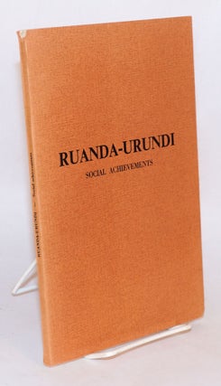 Cat.No: 110018 Ruanda - Urundi; social achievements