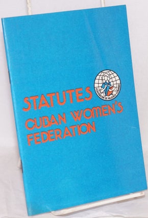 Cat.No: 110232 Statutes, Cuban women's federation