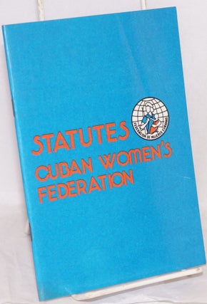 Cat.No: 110232 Statutes, Cuban women's federation