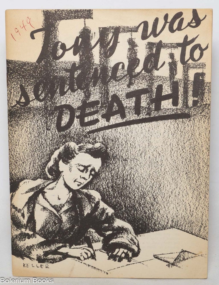 Cat.No: 110316 Tony was sentenced to death, based on letters from Betty Bartlett, edited by Anthony Simmons. Betty Anthony Simmons Bartlett, and.
