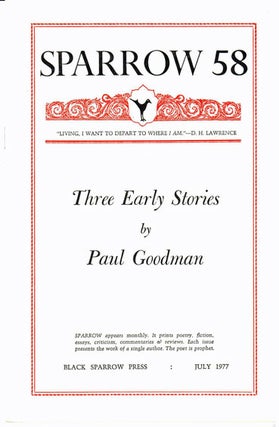 Three Early Stories [Peter, Pastoral Movements, & The Continuum of the Libido]