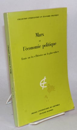 Cat.No: 113054 Marx et l'economie politique : essais sur les "theories sur la plus-value"