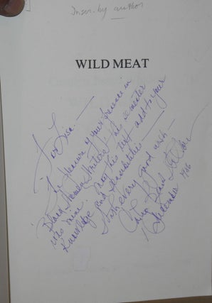 Wild meat