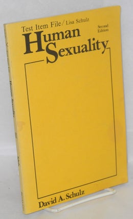 Cat.No: 113935 Test item file [to accompany] Human sexuality, second edition, by David A....