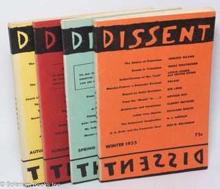 Cat.No: 114039 Dissent: a quarterly of socialist opinion [4 issues]. Travers Clement, ed