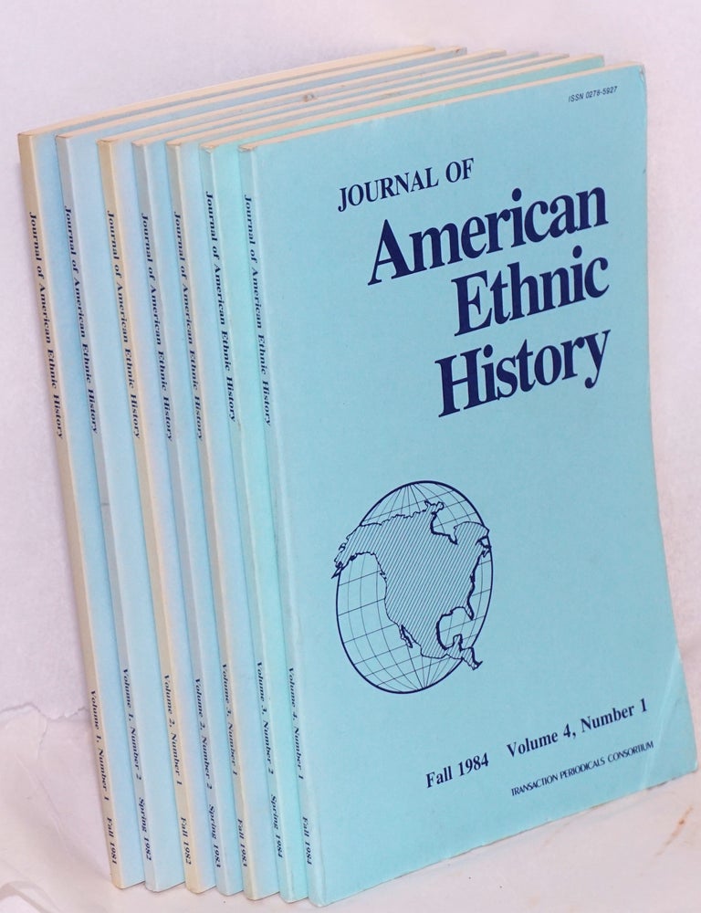 Cat.No: 114818 Journal of American ethnic history; volume 1, number 1 - volume 4, number 1