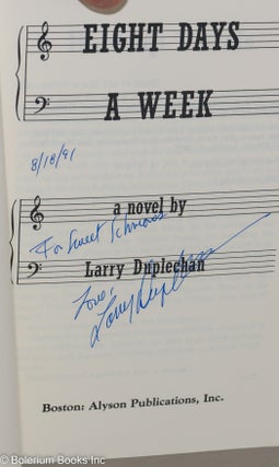 Eight Days a Week: a novel