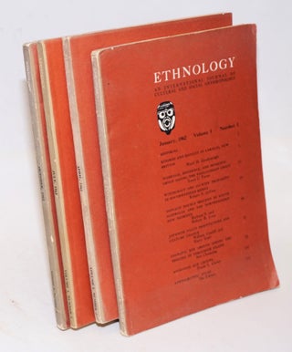 Cat.No: 116359 Ethnology: an international journal of cultural and social anthropology;...