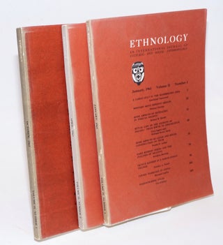 Cat.No: 116360 Ethnology: an international journal of cultural and social anthropology;...