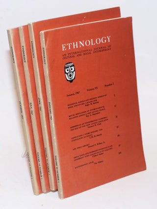 Cat.No: 116364 Ethnology: an international journal of cultural and social anthropology;...