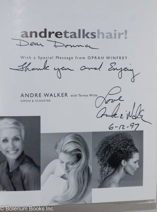 Andre talks hair; with a special message from Oprah Winfrey