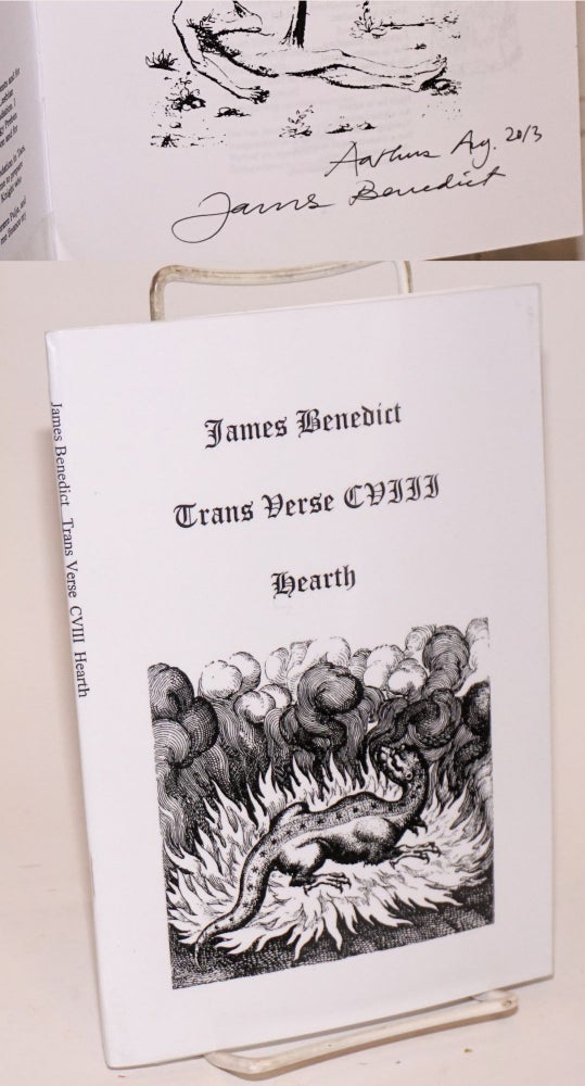 Cat.No: 117083 Trans Verse CVIII: Hearth. James Benedict.