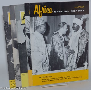 Africa Report; volume 5, numbers 4-12 and index
