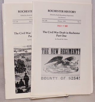 Cat.No: 118175 Rochester history; volume LIII, numbers 1 and 2, Winter and Spring 1991;...