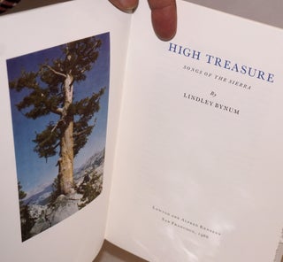 High Treasure: songs of the Sierra