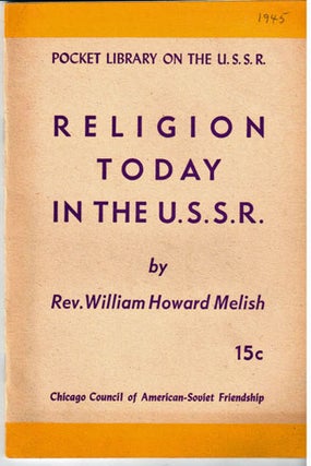 Religion today in the U.S.S.R