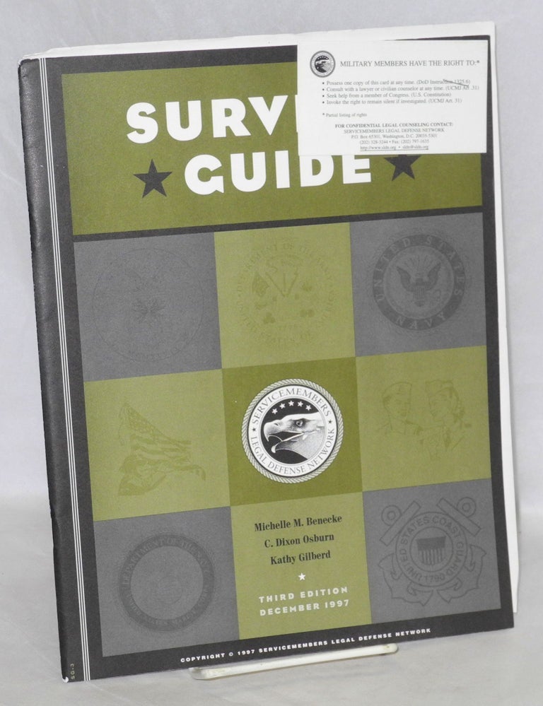 Cat.No: 119046 Survival Guide. Michelle M. Benecke, C. Dixon Osburn, Kathy Gilberd.