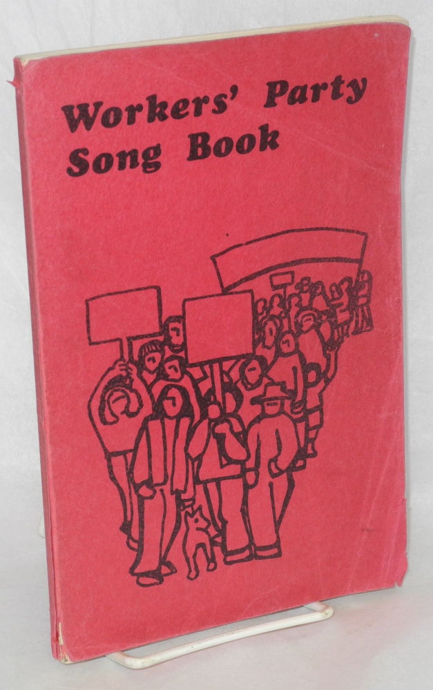 Cat.No: 119123 Workers' Party song book. Democratic Workers Party.