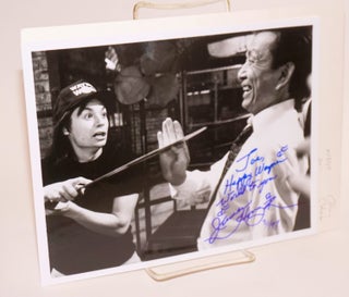 Cat.No: 119347 Publicity photo; James Hong and Mike Meyers from Wayne's World. James...